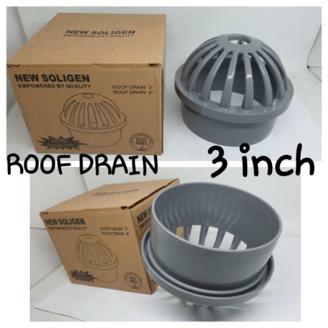 Roof drain / saringan talang 3in soligen