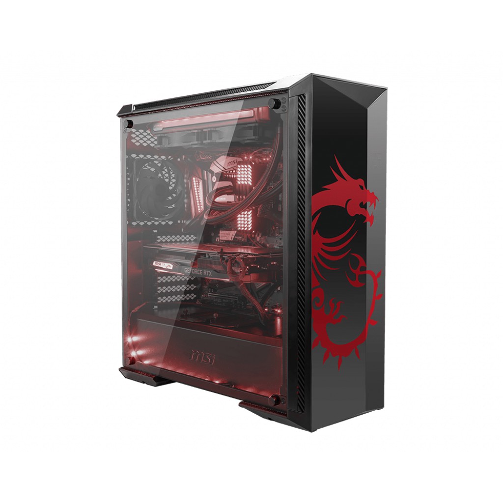 MSI MPG GUNGNIR 100D TEMPERED MID TOWER GAMING CASE