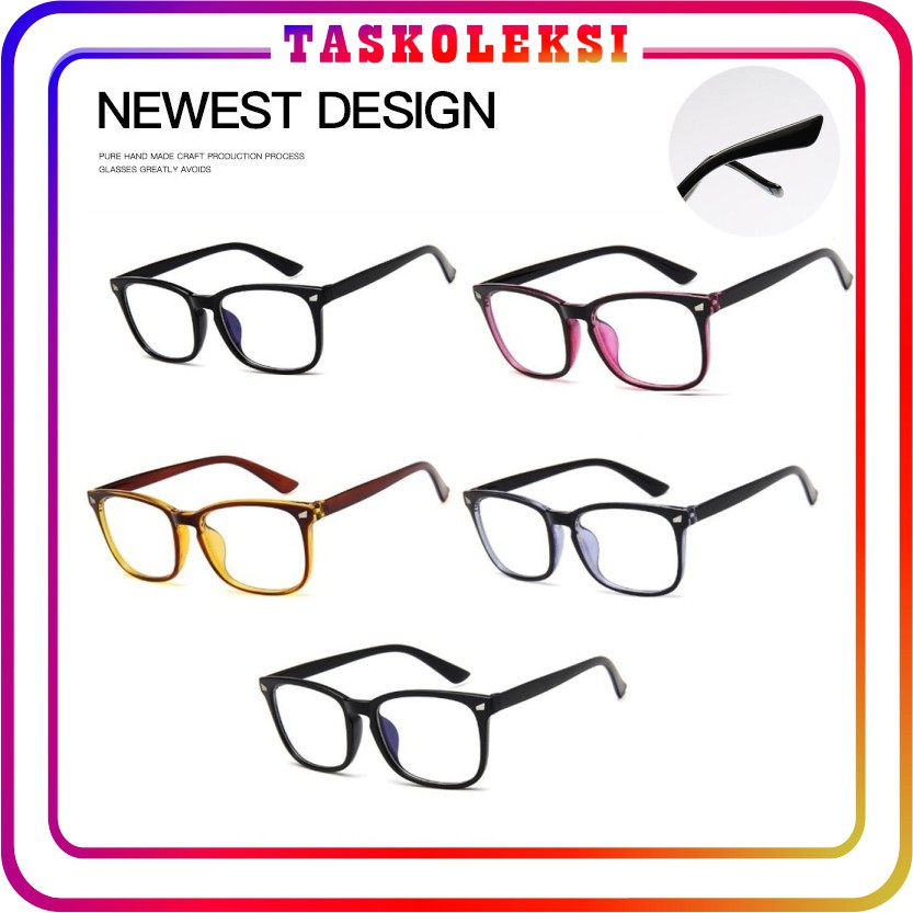 ☛TK☚ R102 Kacamata Anti UV Radiasi Fashion Sunglasses Wanita Frame Bingkai Pria Korea Murah Import