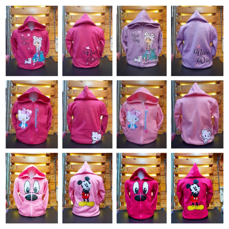Jaket Anak Perempuan Girl - Nice Day/Kids Jacket/Jaket Anak Perempuan Terbaru/Jaket Anak Perempuan U