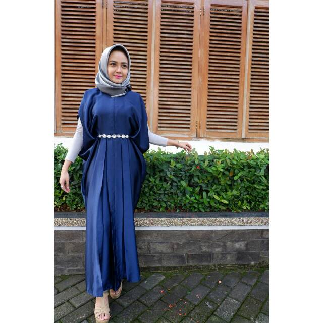 Kaftan busui premium murah mewah silk hermes gamis syari baju lebaran baju muslim pakaian muslim