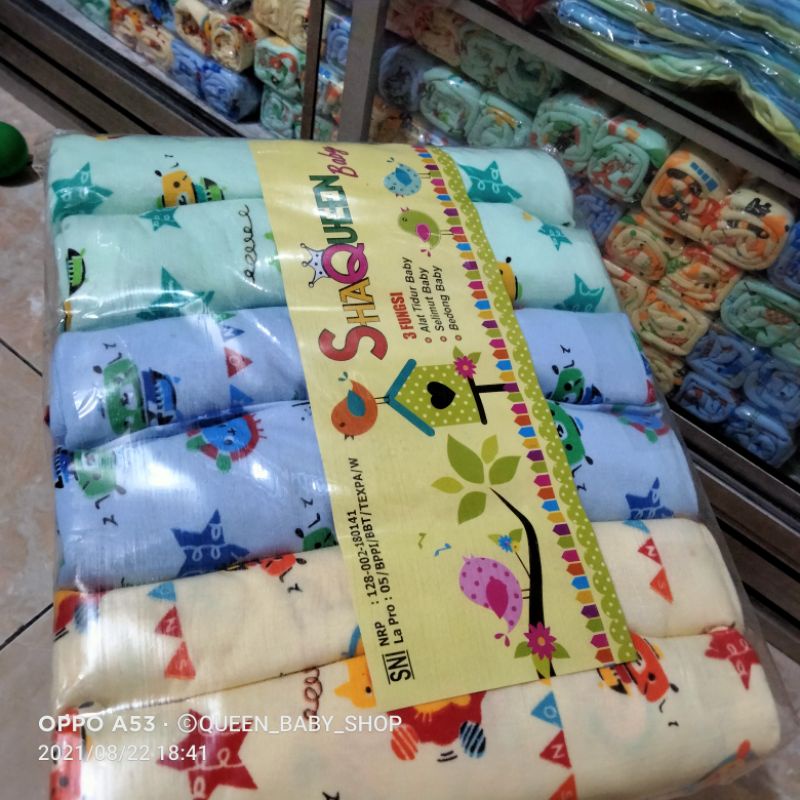 SNI (1 pcs / 1 Lembar ) BEDONG JUMBO Bedong Bayi Selimut Bayi Alas Tidur Bayi Perlengkapan Bayi Lahir