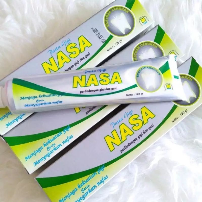 SSS [120gr] Pasta Gigi Nasa | PGN Odol Nasa Original Cegah Karang Gigi/Atasi Gigi Sensitif