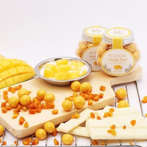 

COKELAT- D'LANIER MANGO PEARL WITH YOGURT CHOCOLATE (100GR) -COKELAT.