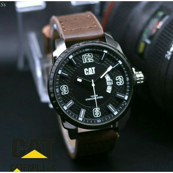 jam tangan Cat pria date
