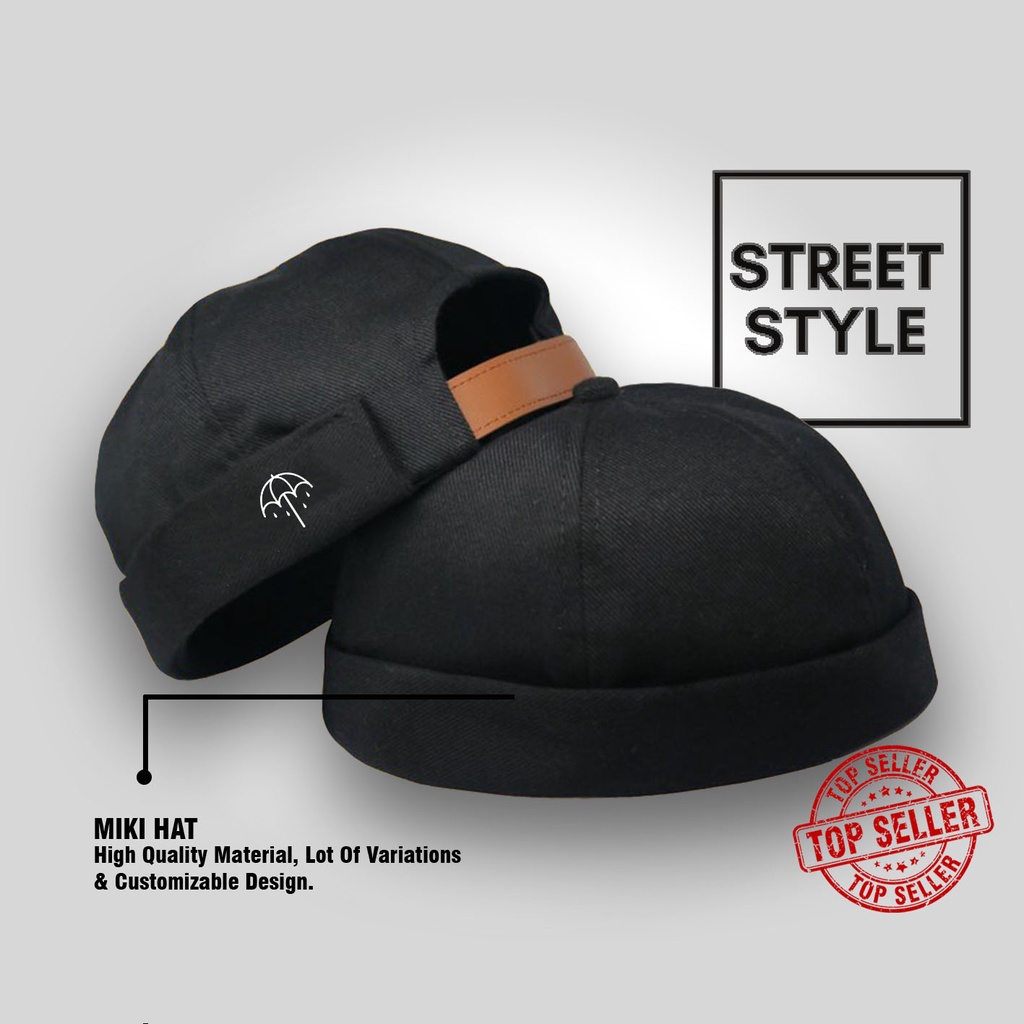 Import Quality TOPI MIKI HAT MURAH PECI MIKI BMTH TOPI PECI HIJRAH MIKI HAT BMTH TOPI GAUL TOPI CUST