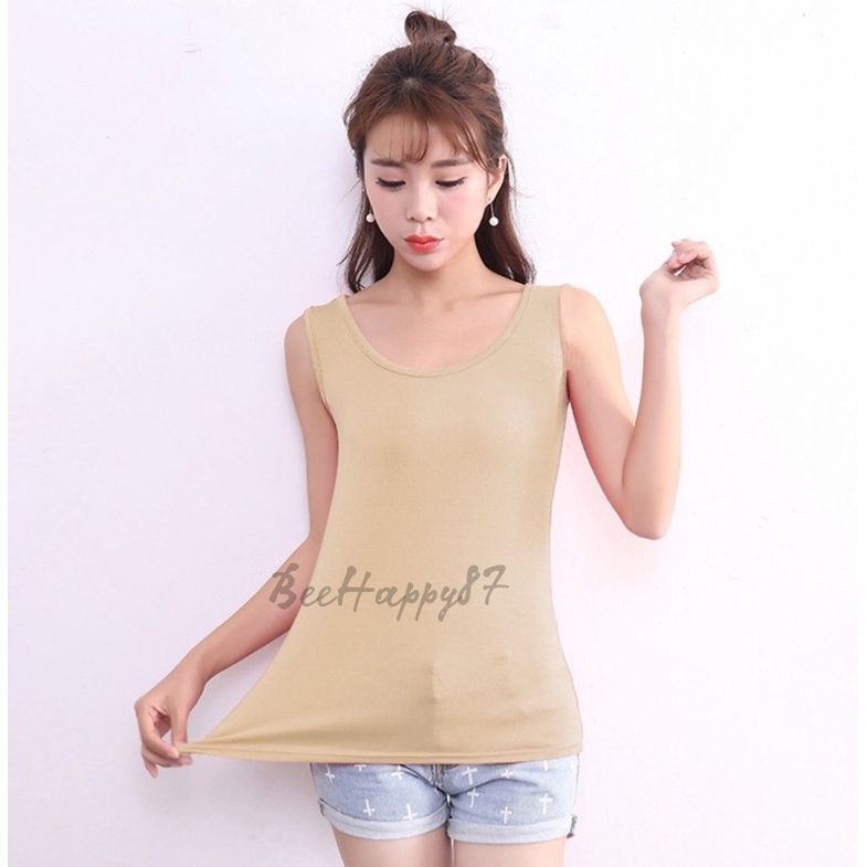 Singlet Wanita / Tanktop Tali Lebar Wanita L XL XXL JUMBO #Tanktop Jumbo