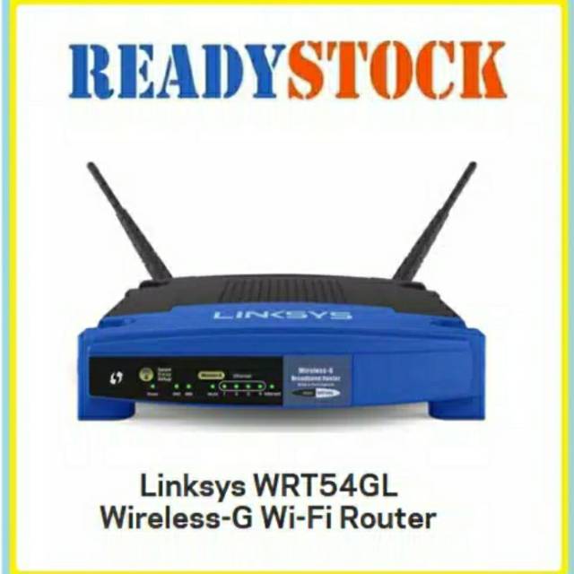 Linksys Wrt54gl As Wireless G Router Shopee Indonesia