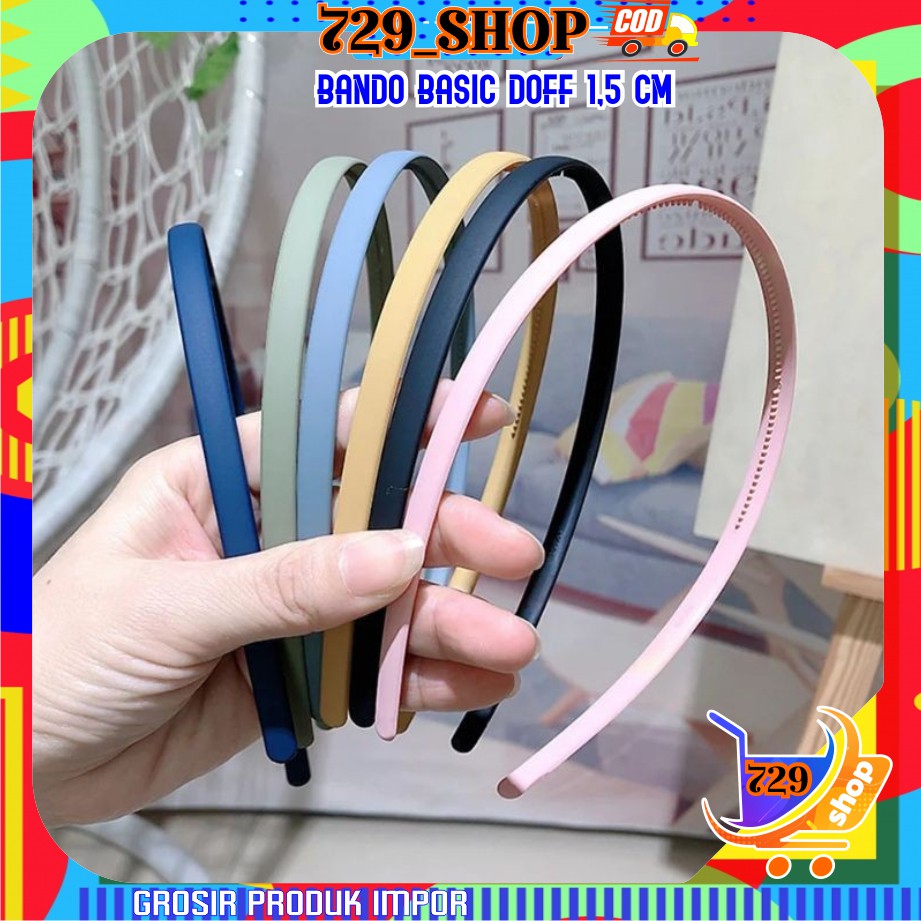 Bando Doff Ukuran 1,5 cm &amp; 1 cm Korean Style Import Best Seller