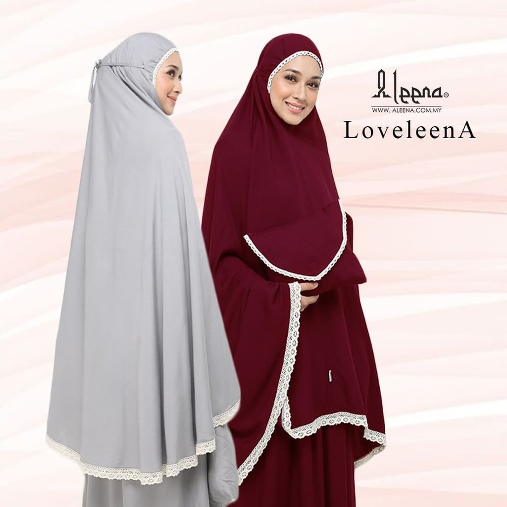 Mukena Rayon Loveleena jumbo Dewasa adem Travelling sharla Lovelena