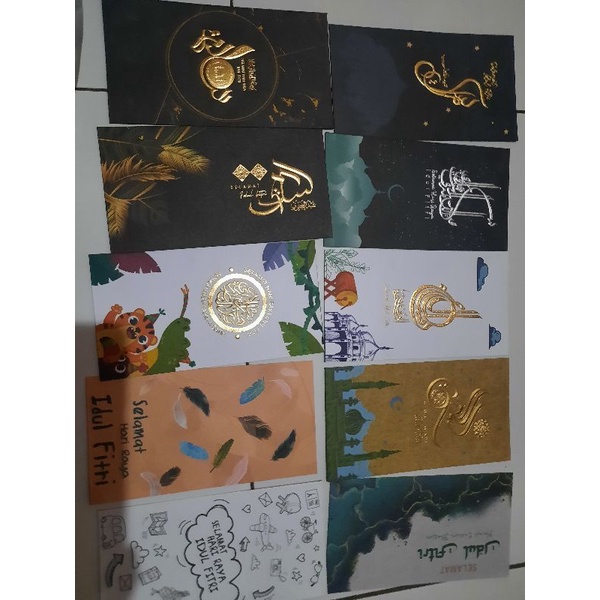 

amplop lebaran motif kekinian