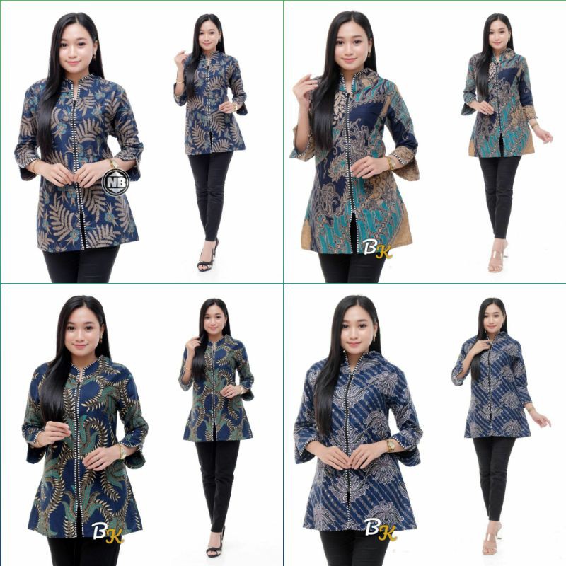 Terlaris SERUT GENES JELITA TUNIC NAVBOR YELBOR WHITBOR CREAMBOR TUNIK BATIK MODERN HRB030 DOLBI DOB