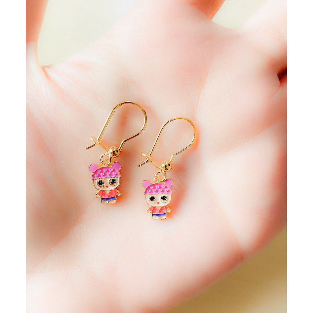 Anting Anak LoL Pink Gold