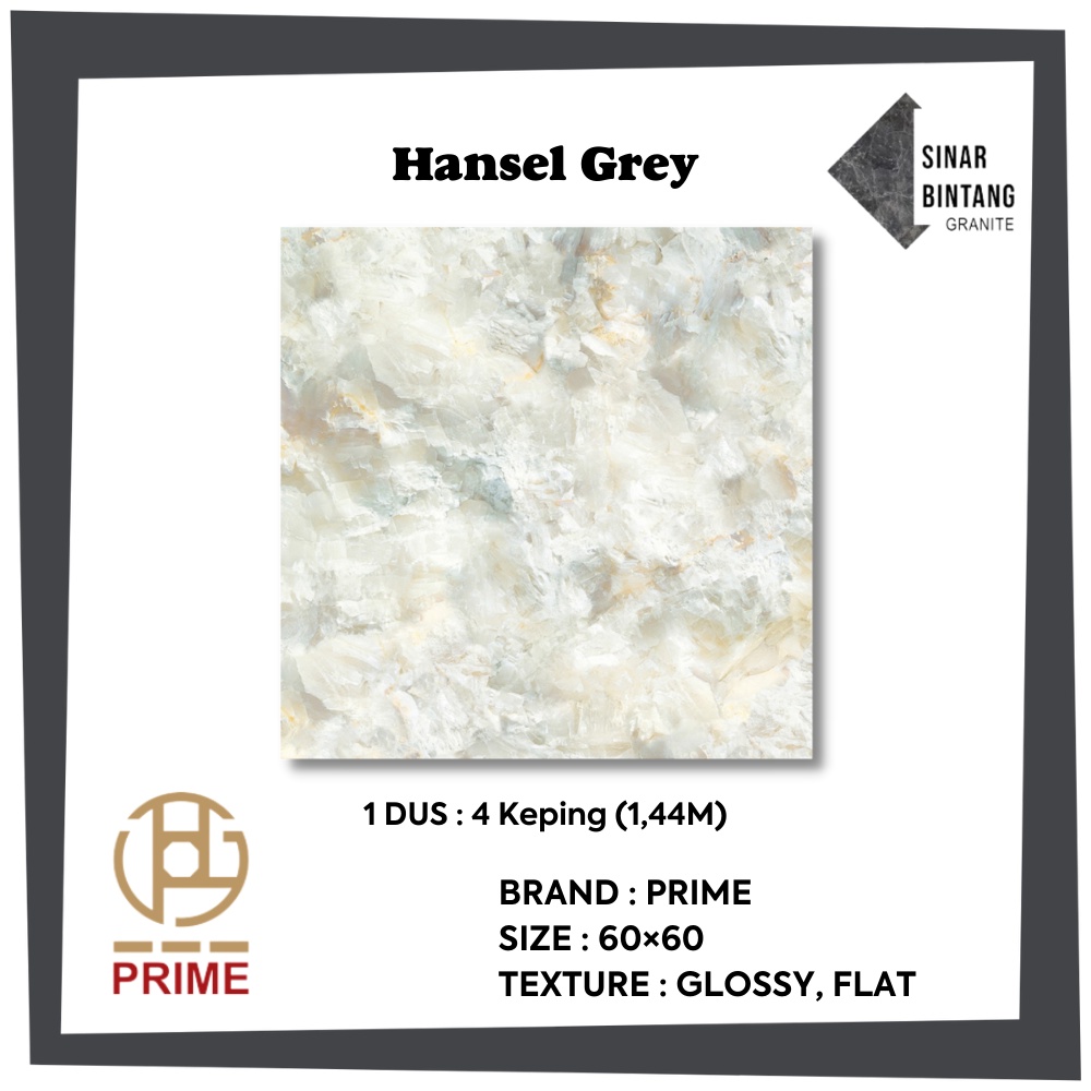 Granit 60X60 | Granit Lantai GP Hansel Grey PRIME