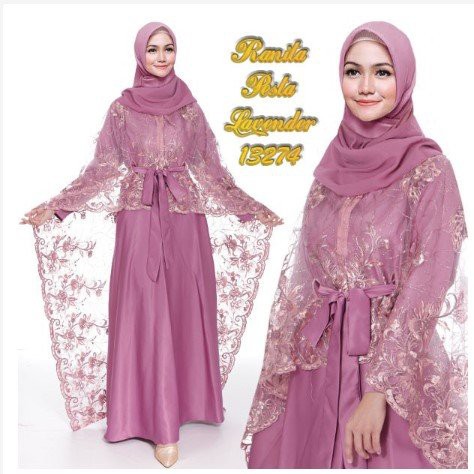 LARIS -   GAMIS PESTA BRUKAT WANITA RANITA BROKAT RAINBOW RANITA BAJU GAMIS WANITA TERBARU PREMIUM
