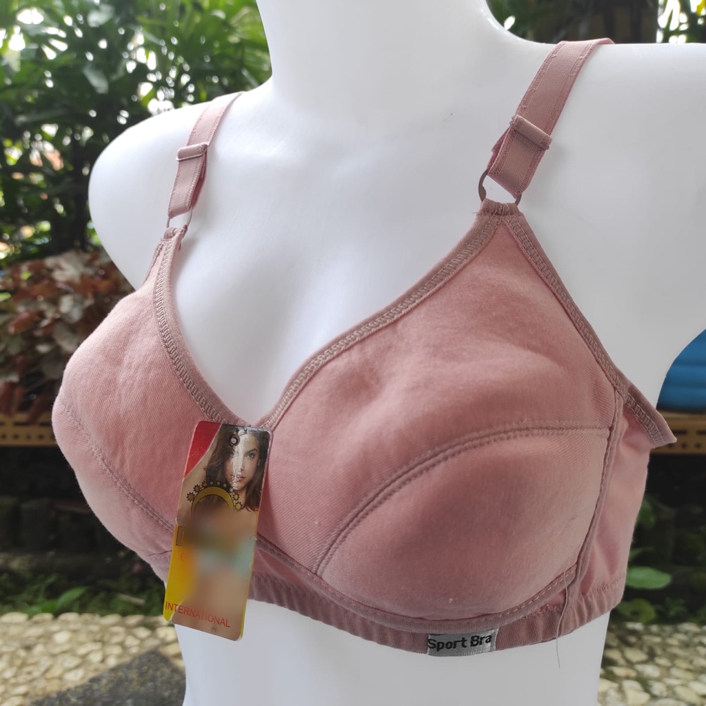 Darnes - 1 Pcs BH Wanita, Bra, Pakaian Dalam Wanita - Tanpa busa, tanpa kawat