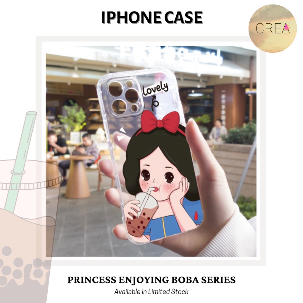 Casing iPhone / iPhone Case / Casing Clear / Clear Case / Soft Case - Princess Snow White Enjoying B
