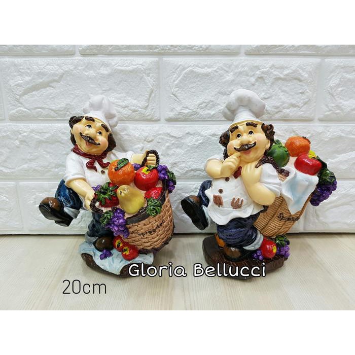 PATUNG PAJANGAN KOKI BUAH / CHEF