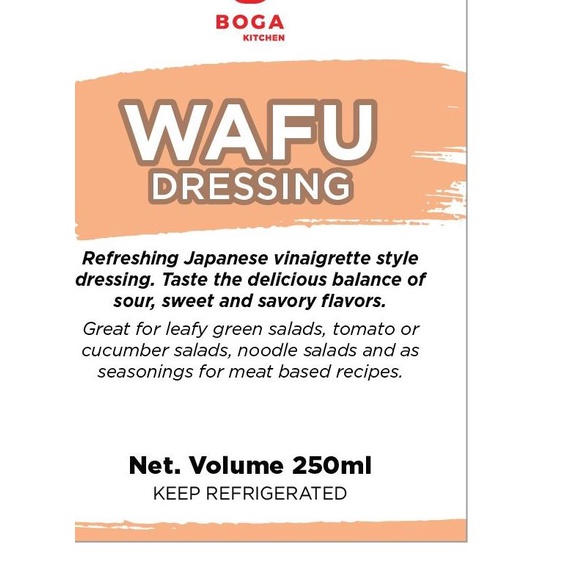 

☜ Wafu Dressing For Salad (250 mL) | Super Refreshing ➺