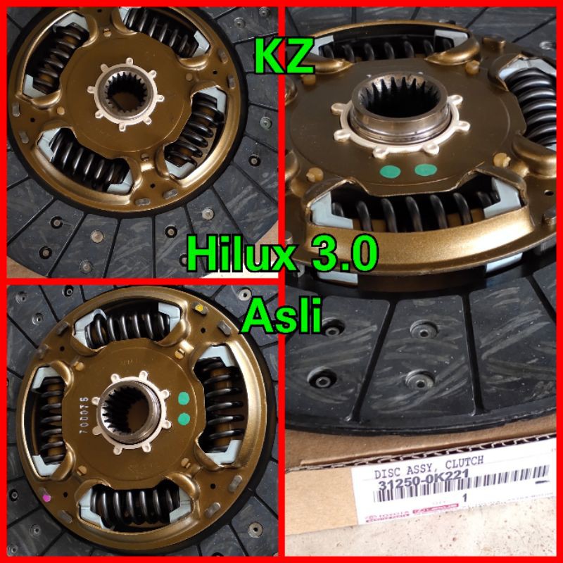 Clutch disk kampas kopling hilux 3.0 original