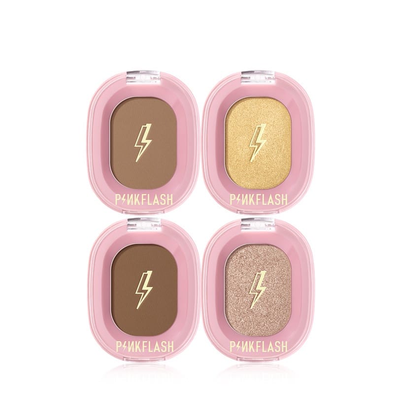 Pinkflash OhMyShow Highlighter Contour Shimmer Soft Smooth - 4 Colors | Soft Pigment Face Contour