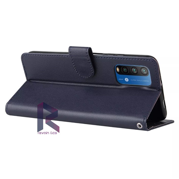 CASING XIAOMI POCO M3 FLIP WALLET LEATHER KULIT PREMIUM SARUNG BUKA TUTUP FLIP CASE XIAOMI POCOPHONE POCO M3