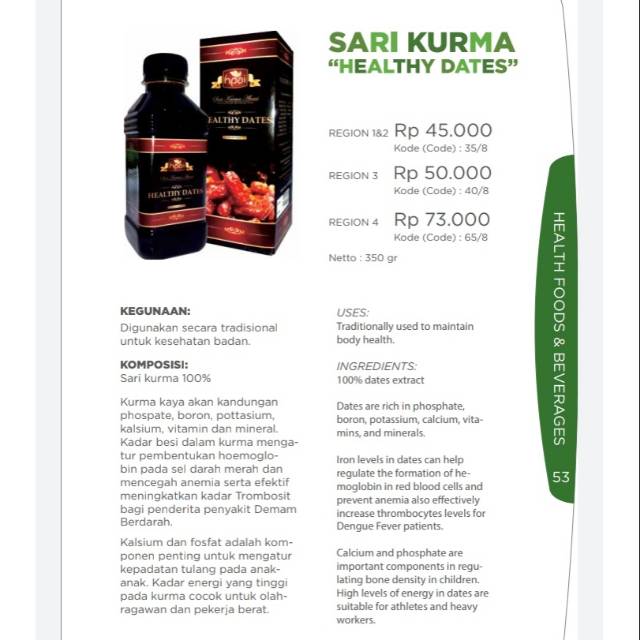 

Sari Kurma Healthy Dates HPAI