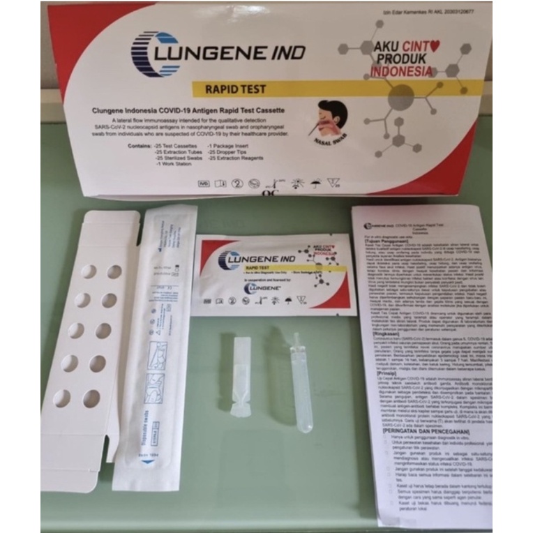 Alat test mandiri swabs antigen satuan