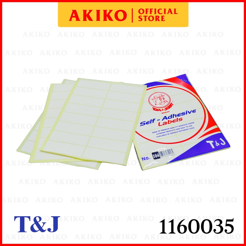 

Label T&J 104