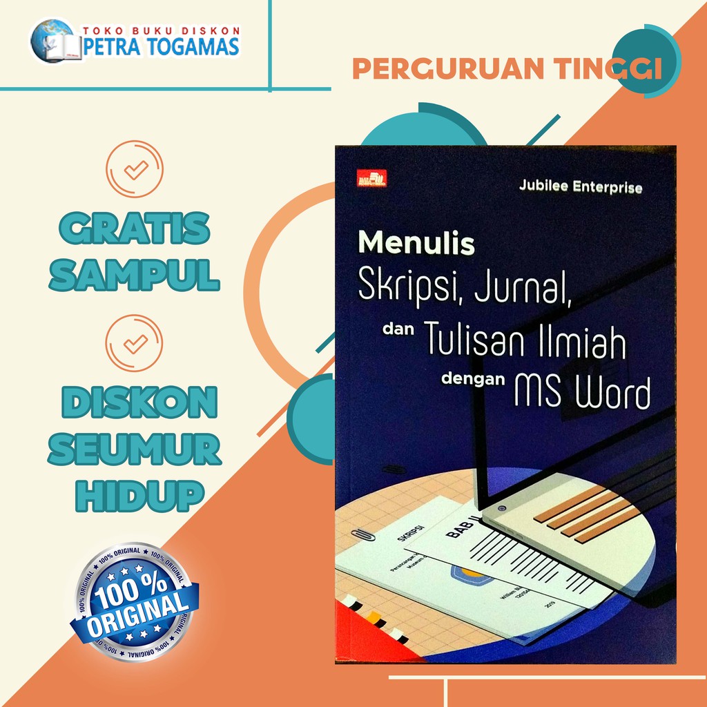 Menulis Skripsi Jurnal Dan Tulisan Ilmiah Dengan Ms Word Jubilee Enterprise Shopee Indonesia