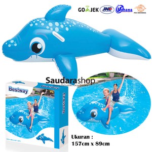 Bestway 41087 Dolphin Ride On / Pelampung Anak Motif Lumba-lumba(Blue)