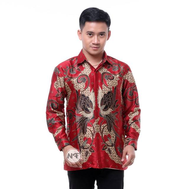 KEMEJA BATIK SEMI SUTERA SEMISUTERA BATIK KEMEJA BATIK RESMI