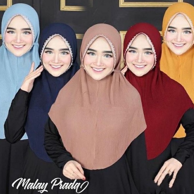 JILBAB INSTANT BERGO PLISKET RENDA / BERGO INSTAN PLISKET RENDA