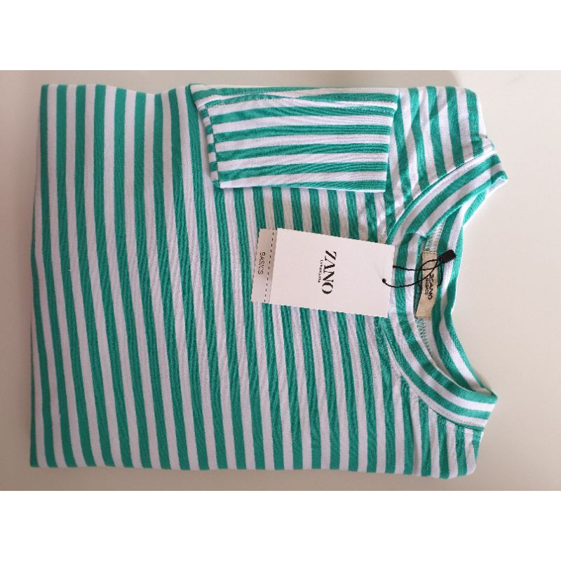 ZANO BASICS Sweater Crop Salur Turquaise Green