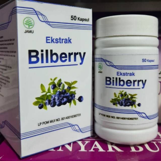 Kapsul ekstrak bilberry 50 kapsul Shopee Indonesia