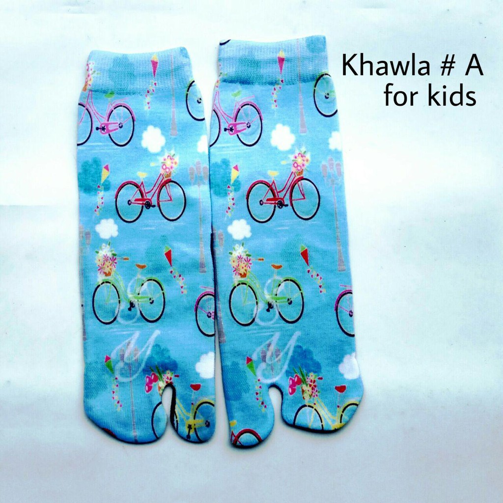  Kaos  Kaki  Jempol Motif seri Anak Khalwa Syakira Socks 