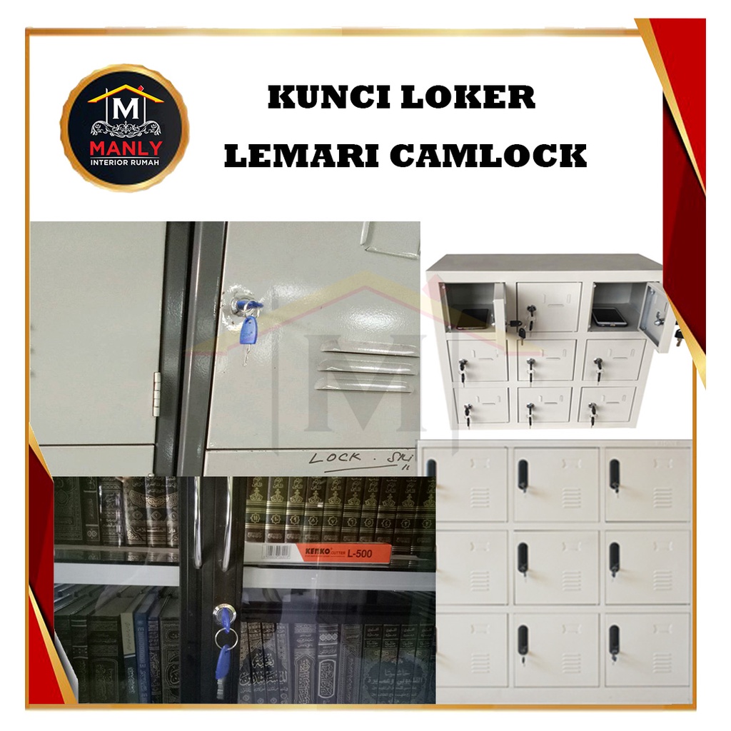 Kunci Loker Kait Cam Lock Camlock HL 103 /Locker/Lemari / Box Panel / Box Motor, FREE SEKRUP