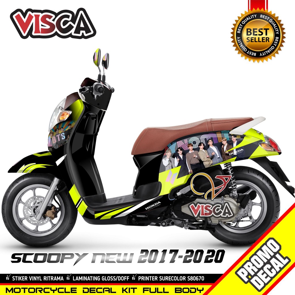 Decal Scoopy Full Body Stiker Scoopy 2017-2020 Stiker Scoopy Full Body Decal Scoopy New Bts Picture