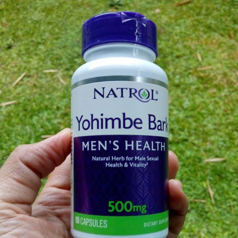 natrol Yohimbe Bark men's health penambah gairah libido pria asli USA