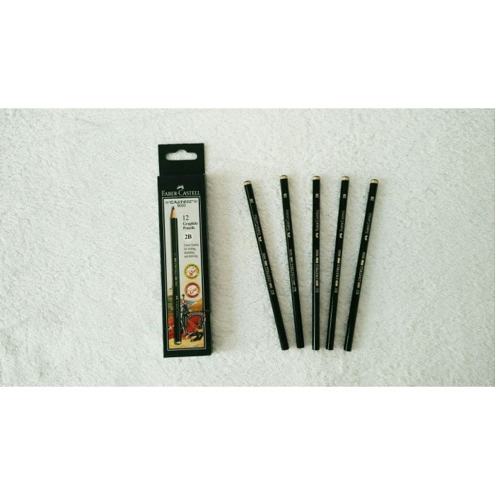 

Hemat Pensil 2B Faber Castell 12 Pcs (Asli / Original) Bergaransi