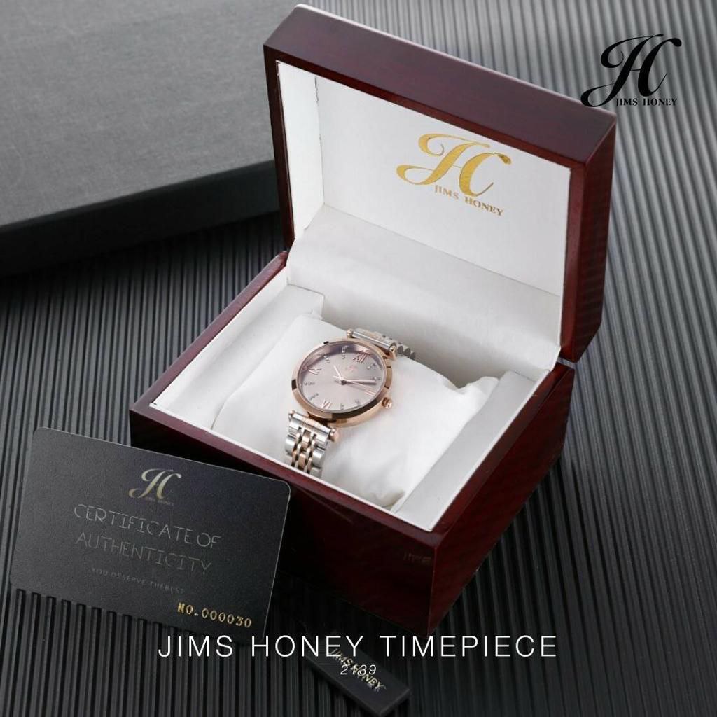 Jims Honey Time Piece 2139 / Jam Tangan Wanita / Arloji JT2139 / Rantai Analog Water Resistant