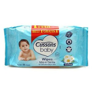 Tisu basah Cussons Baby Wipes (2pcs)