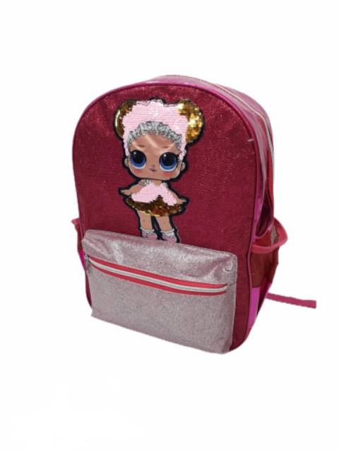 Tas Karakter LED Putri Kawaii Bonus tempat pensil