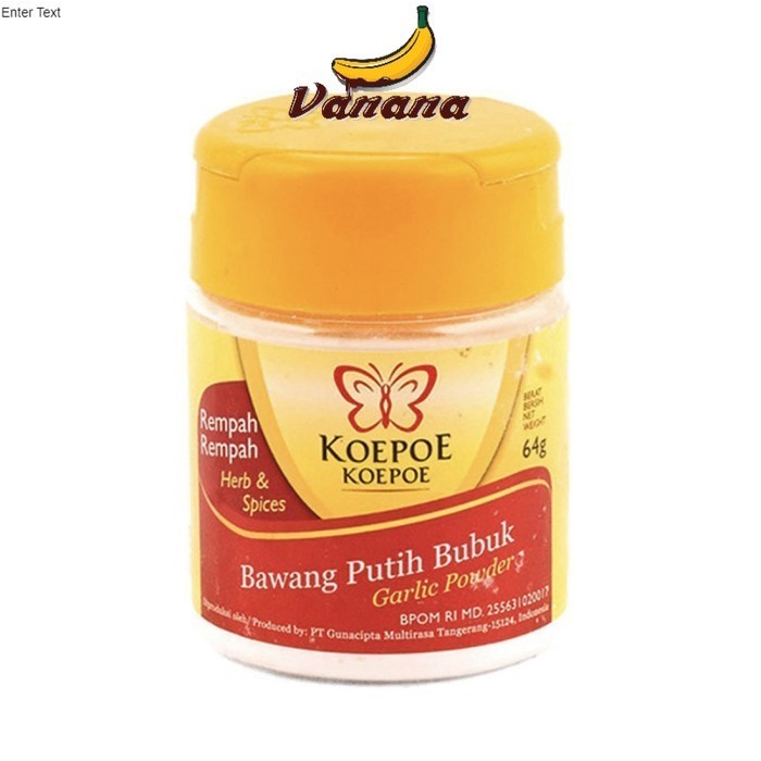 

Koepoe Koepoe Bawang Putih Bubuk 64gr