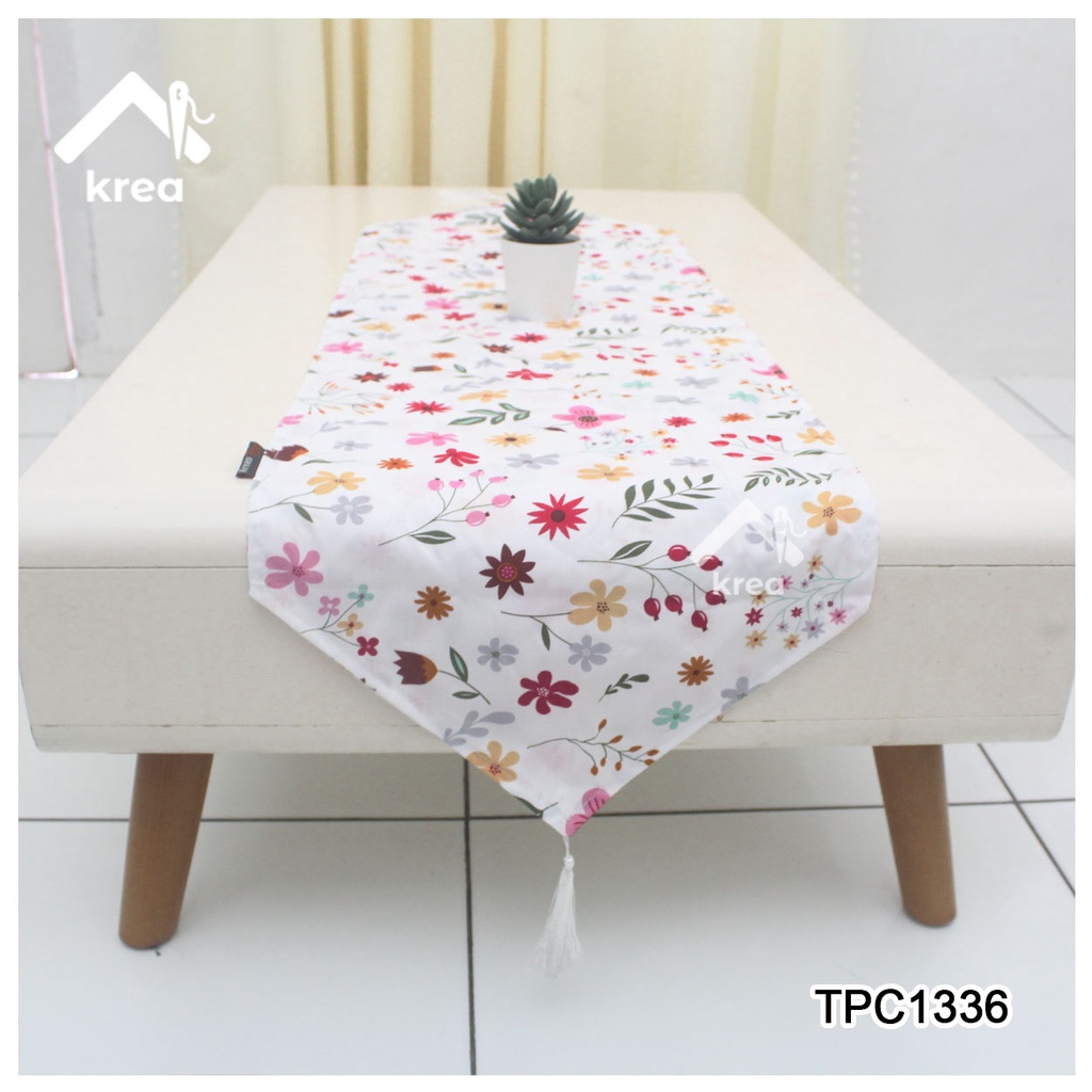 Taplak Meja / Table Runner Ukuran 105x30 - 150x35 TPC1336