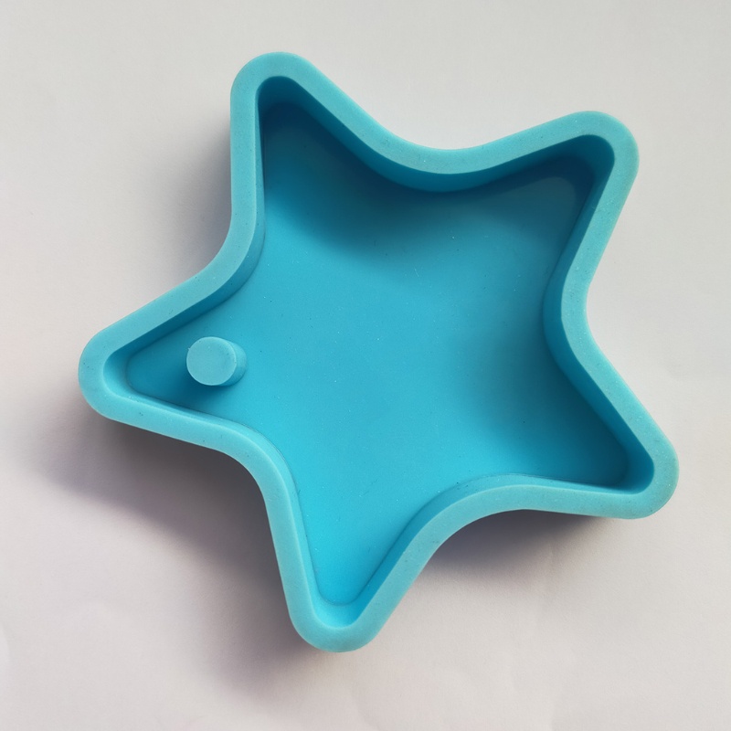 Siy Cetakan Resin Epoksi Bentuk Gantungan Kunci Bintang Bahan Silikon Untuk Kerajinan Tangan Diy