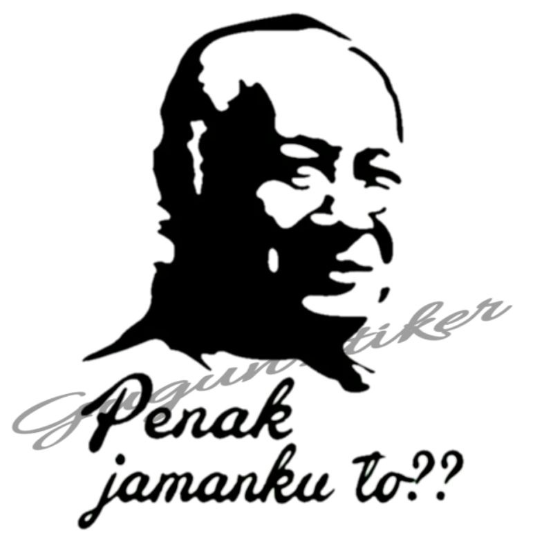 STIKER CUTTING SOEHARTO UNTUK VISOR,KACA,BODI MOBIL,TRUK,PIKUP DLL 100% produk baru
