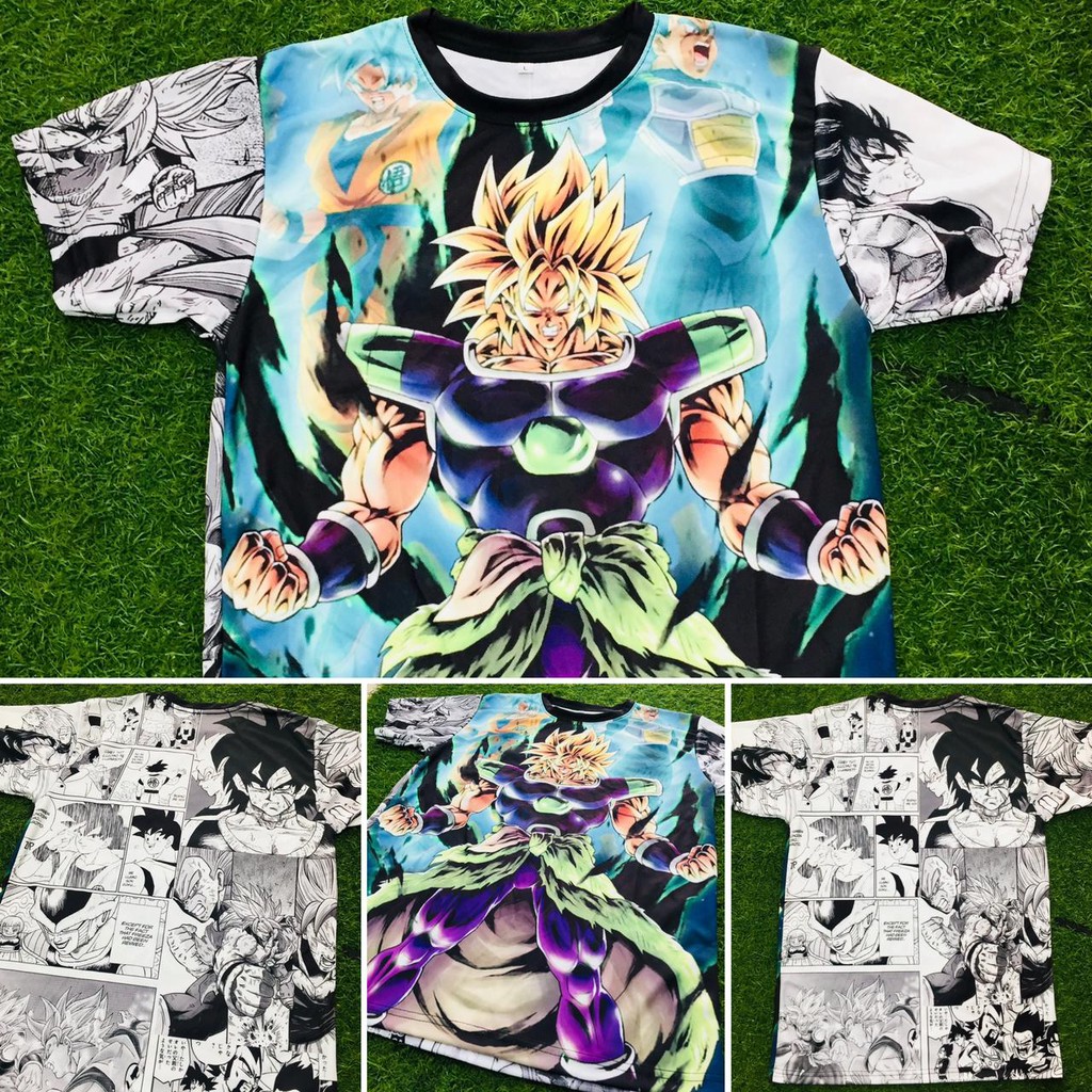 Tshirt Broly Fullprint Dragonball Anime Manga Premium Dryfit