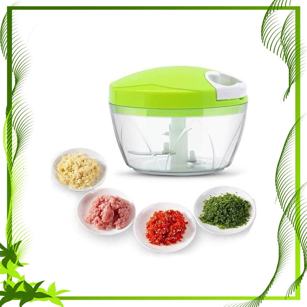 Blender Tarik Manual Speedy Chopper / Blender Tangan Manual / Alat Pemotong Bawang Sayur Chopper Blades Kitchen / Pemotong Sayuran Buah Dan Bumbu Serbaguna / Alat Pencacah Bumbu Dapur