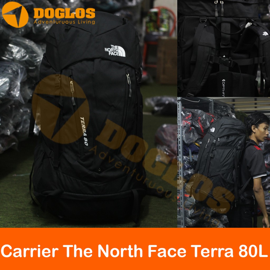 Carrier The North Face Terra 80 TNF Tas gunung Outdoor hiking keril